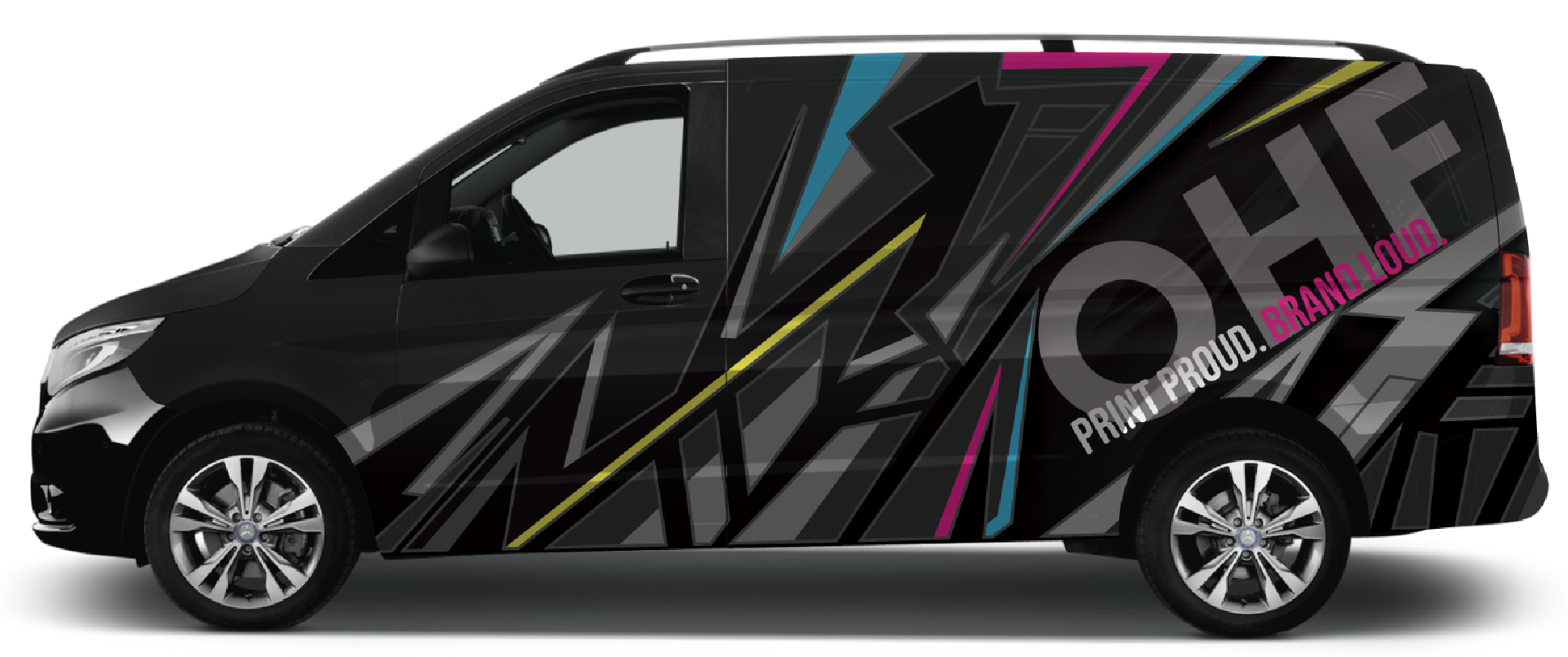Branded vehicle wrap